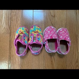 Toms Toddler Shoes, 2 pair (T4 and T5)